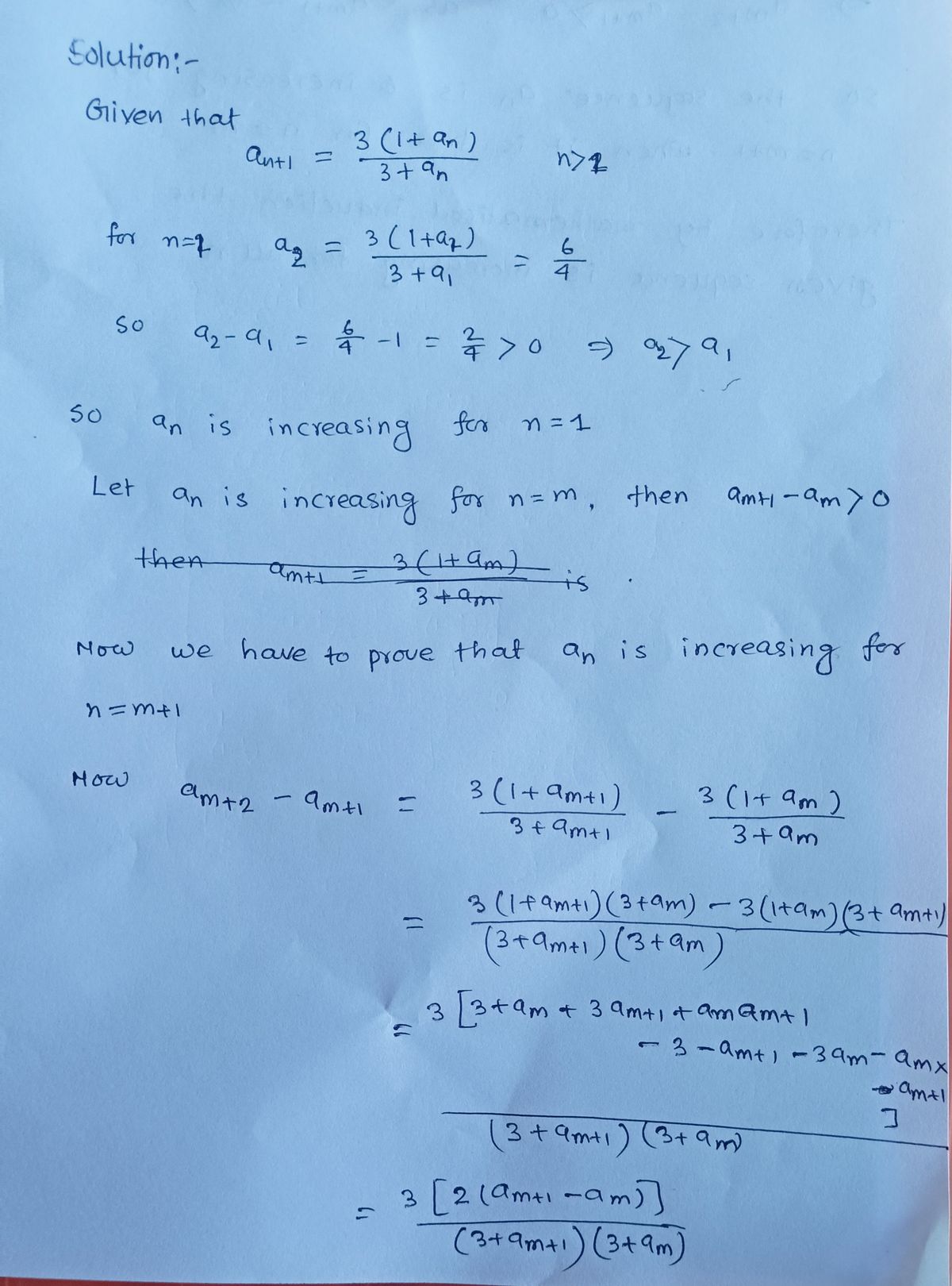 Advanced Math homework question answer, step 1, image 1