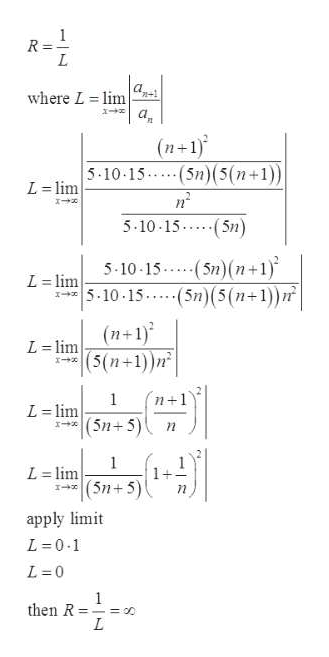 Answered: Find The Radius Of Convergence, R, Of… | Bartleby