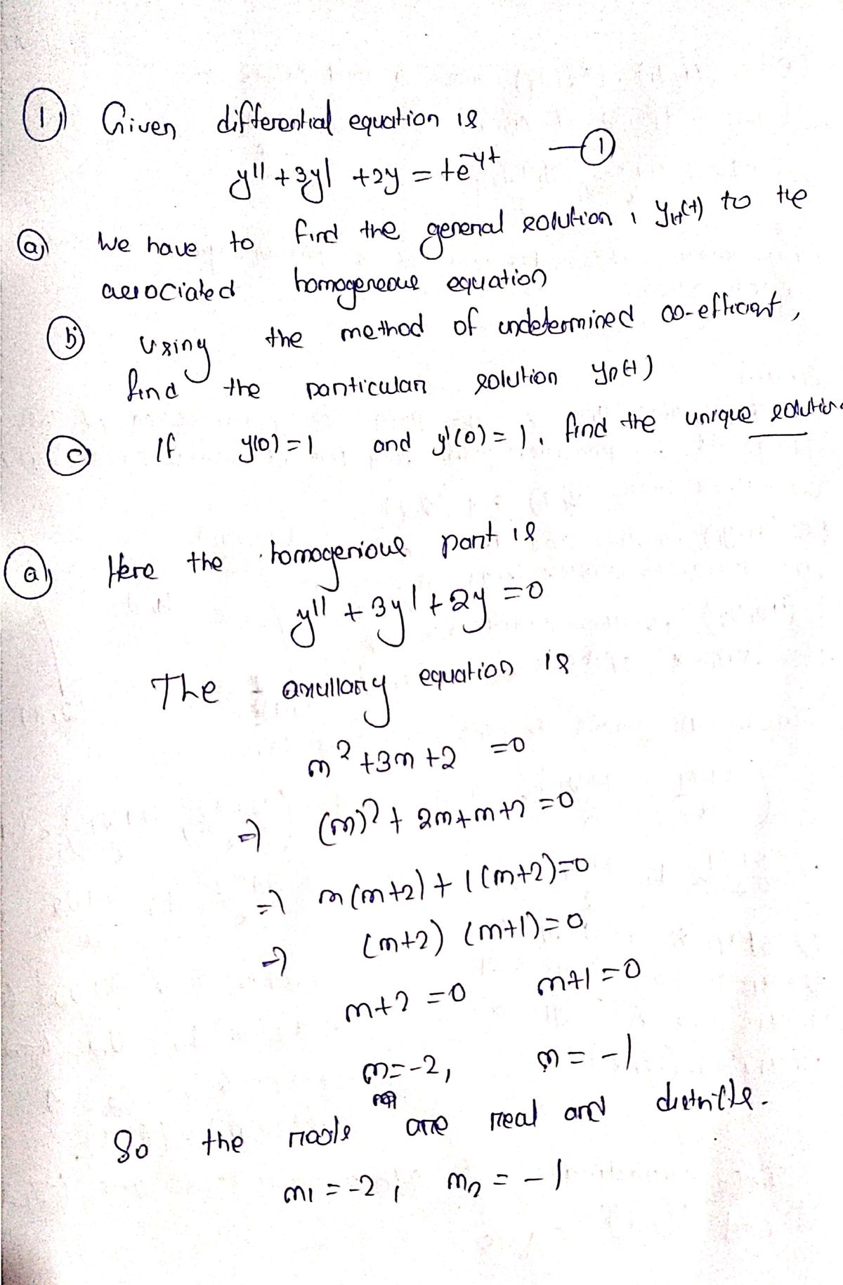 Advanced Math homework question answer, step 1, image 1