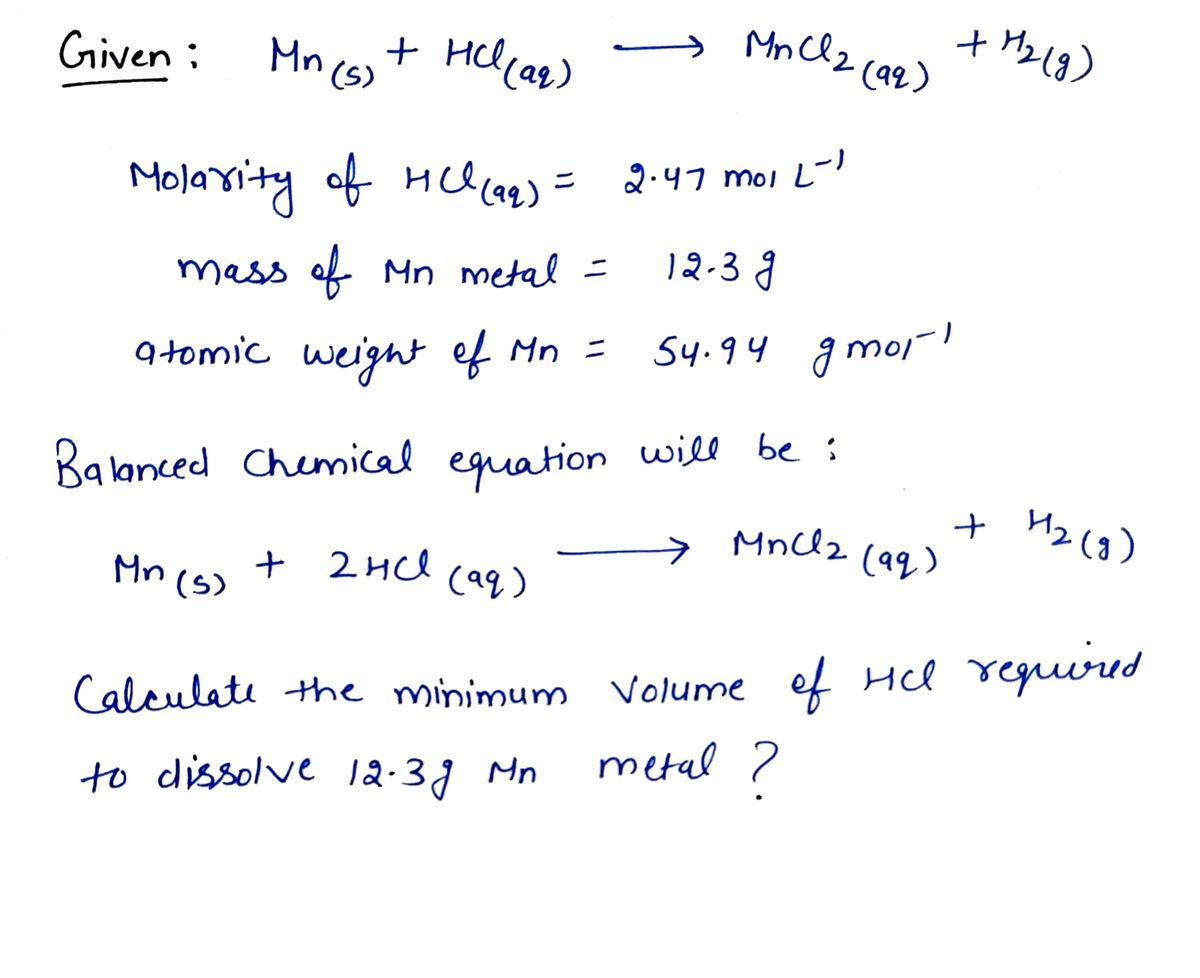 Chemistry homework question answer, step 1, image 1