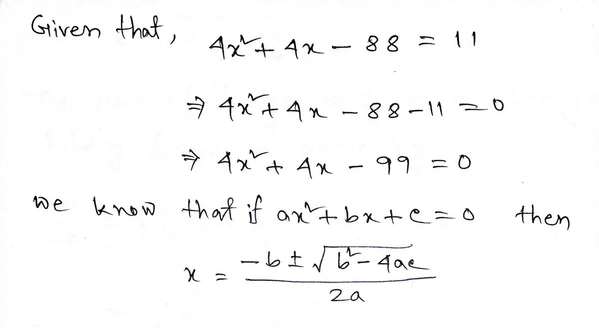 Algebra homework question answer, step 1, image 1