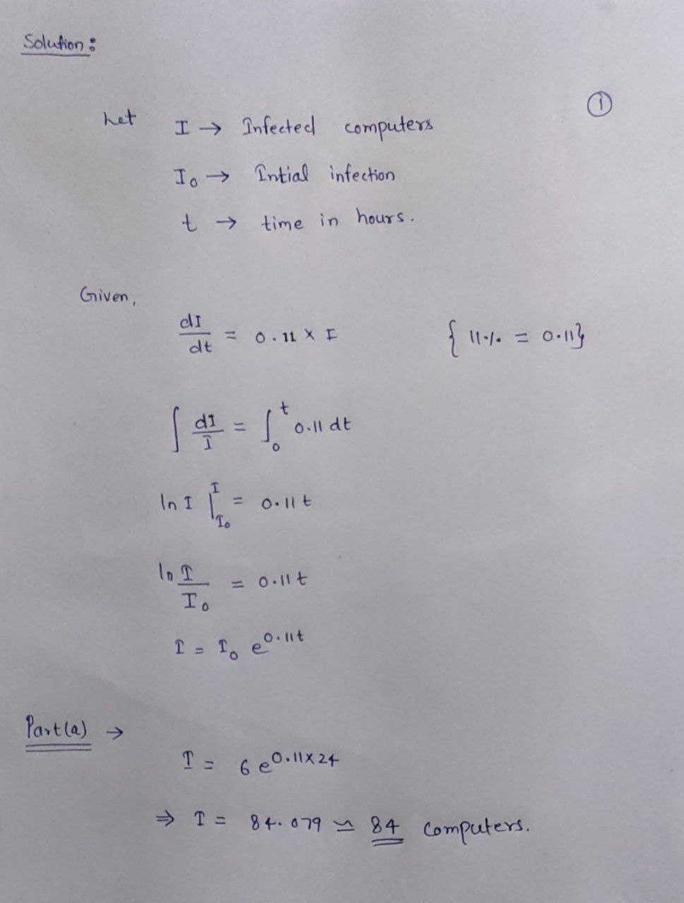 Advanced Math homework question answer, step 1, image 1