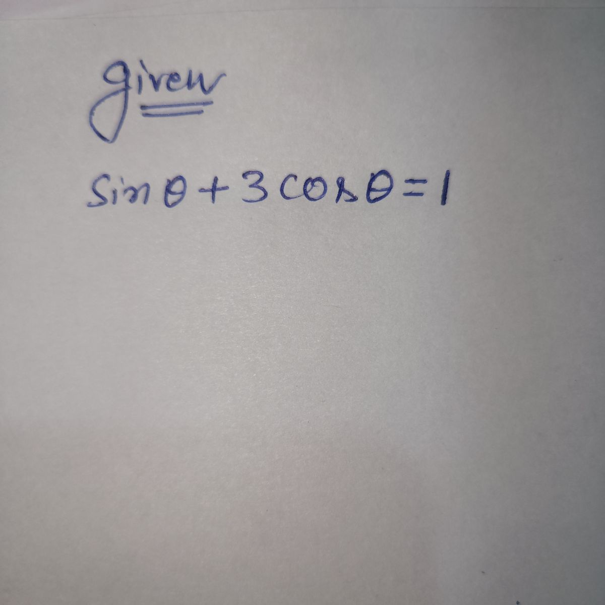 Trigonometry homework question answer, step 1, image 1