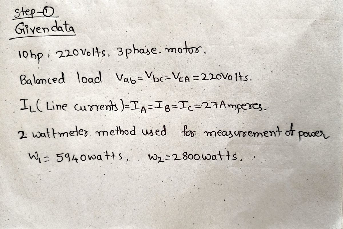 Electrical Engineering homework question answer, step 1, image 1