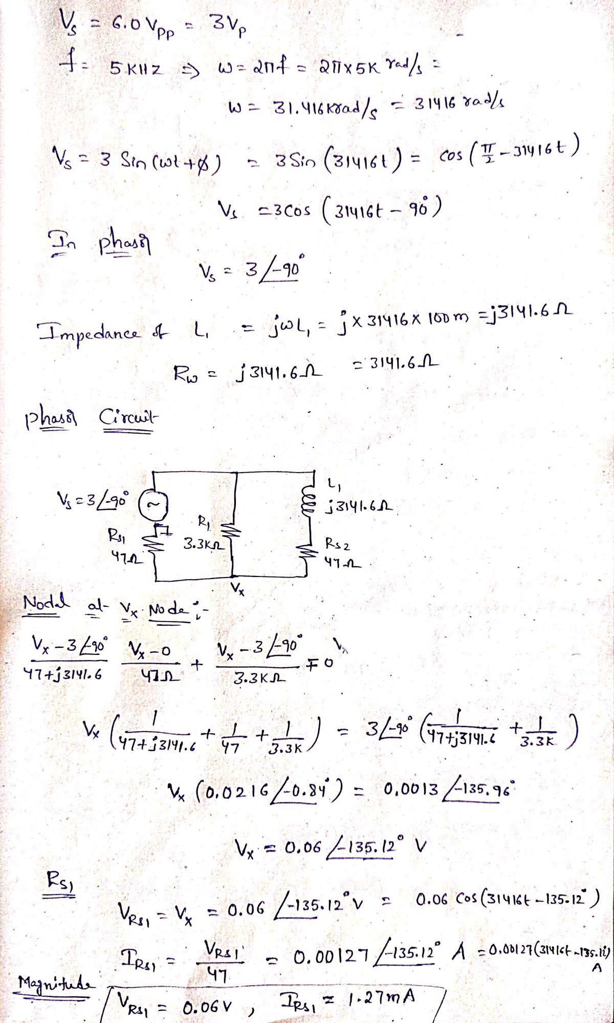 Electrical Engineering homework question answer, step 1, image 1