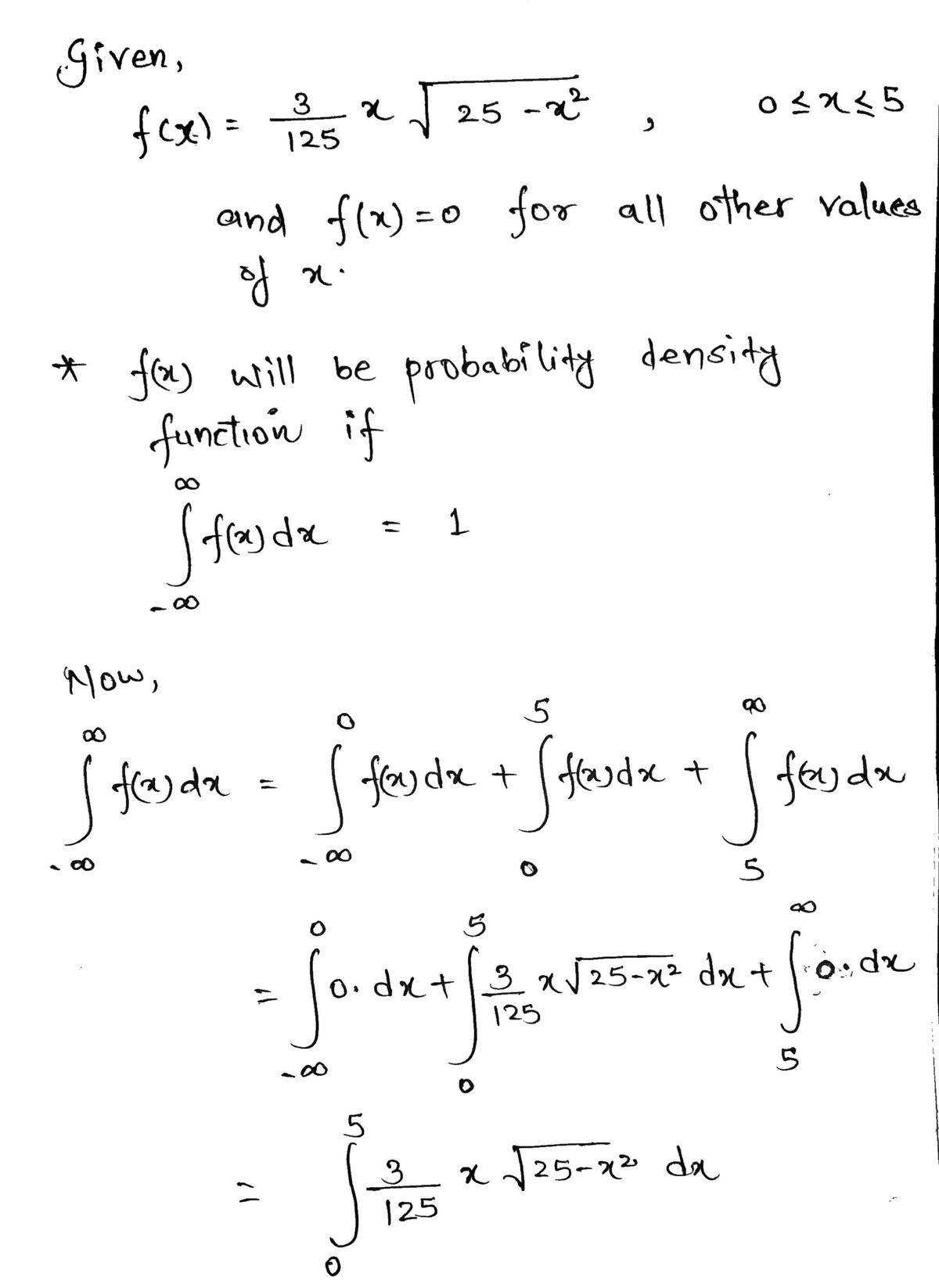 Advanced Math homework question answer, step 1, image 1