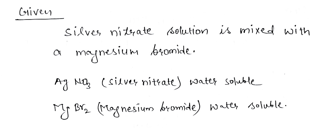 Chemistry homework question answer, step 1, image 1