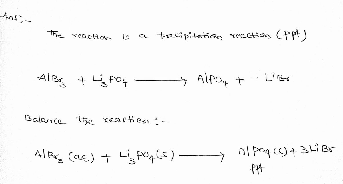 Chemistry homework question answer, step 1, image 1