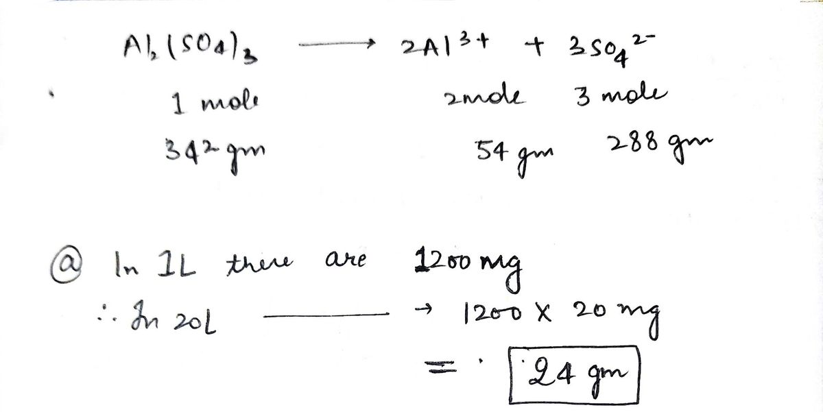 Chemistry homework question answer, step 1, image 1