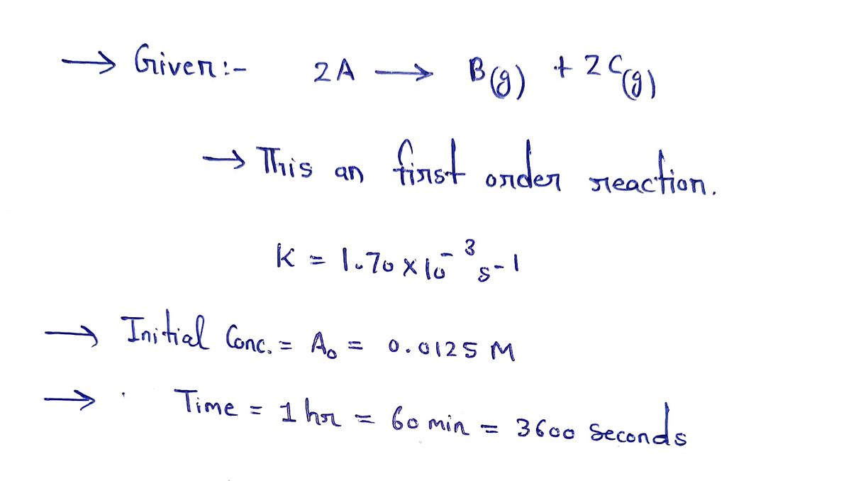 Chemistry homework question answer, step 1, image 1