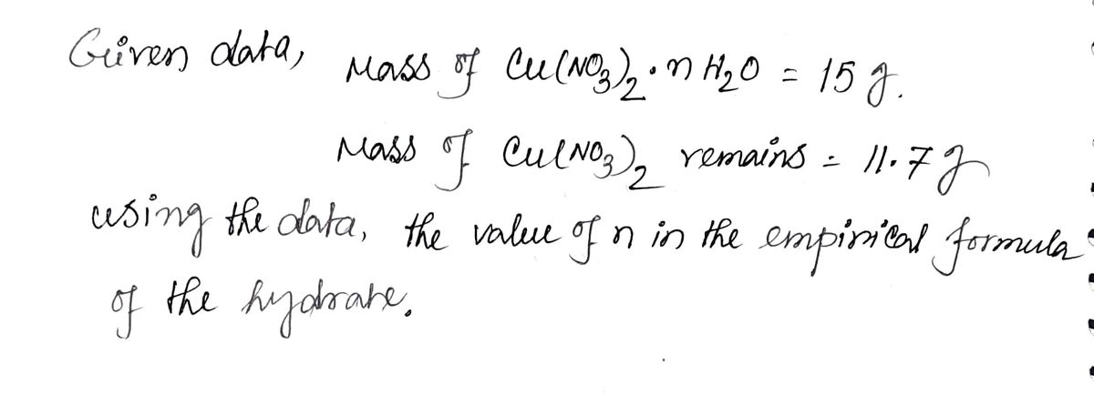 Chemistry homework question answer, step 1, image 1