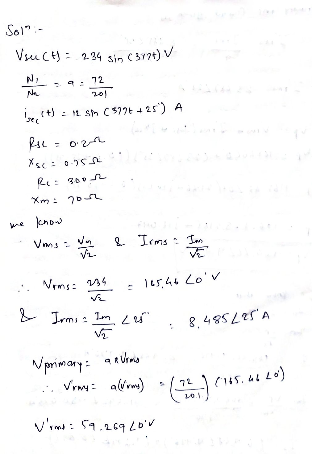 Electrical Engineering homework question answer, step 1, image 1