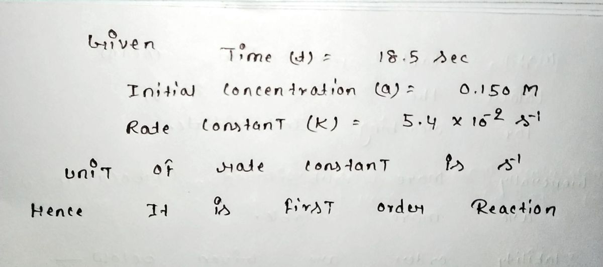 Chemistry homework question answer, step 1, image 1