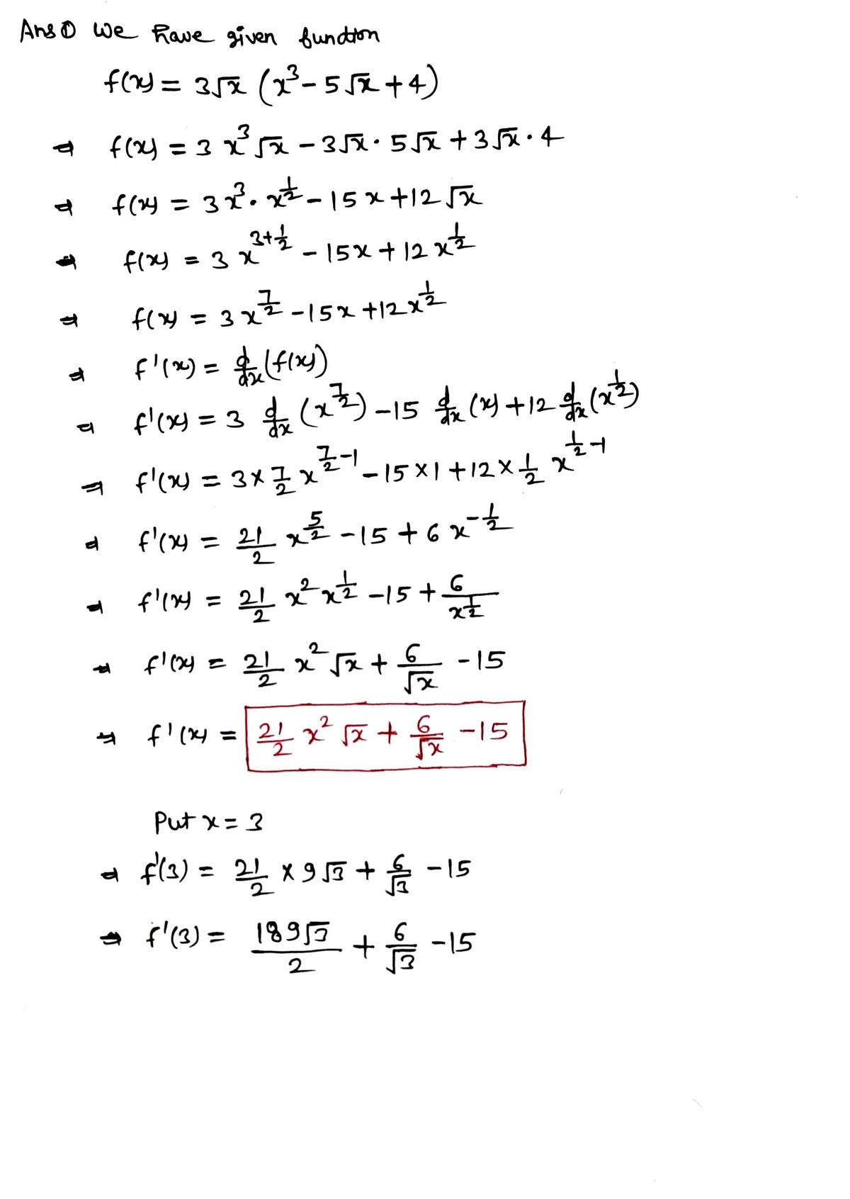 Calculus homework question answer, step 1, image 1