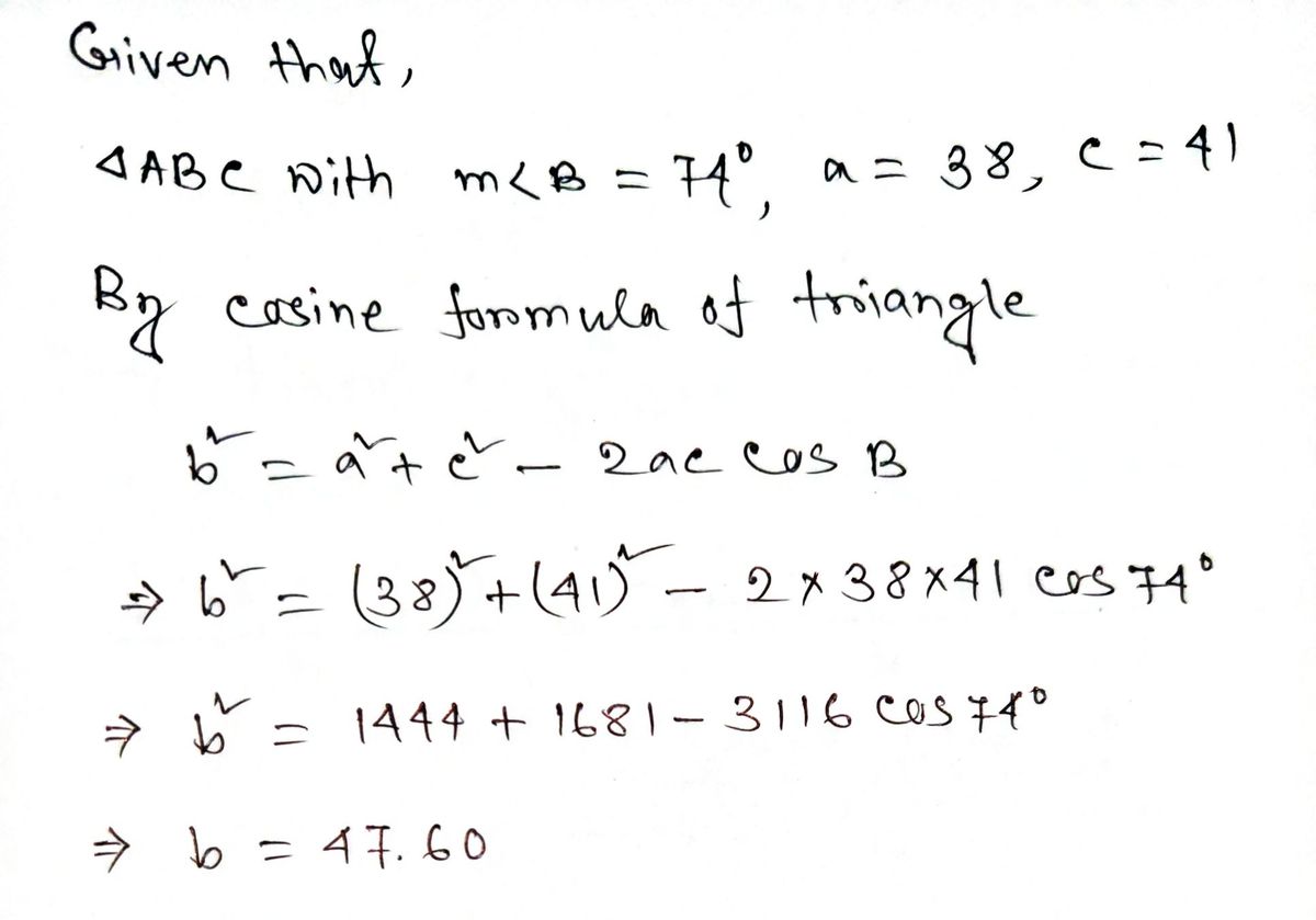 Trigonometry homework question answer, step 1, image 1