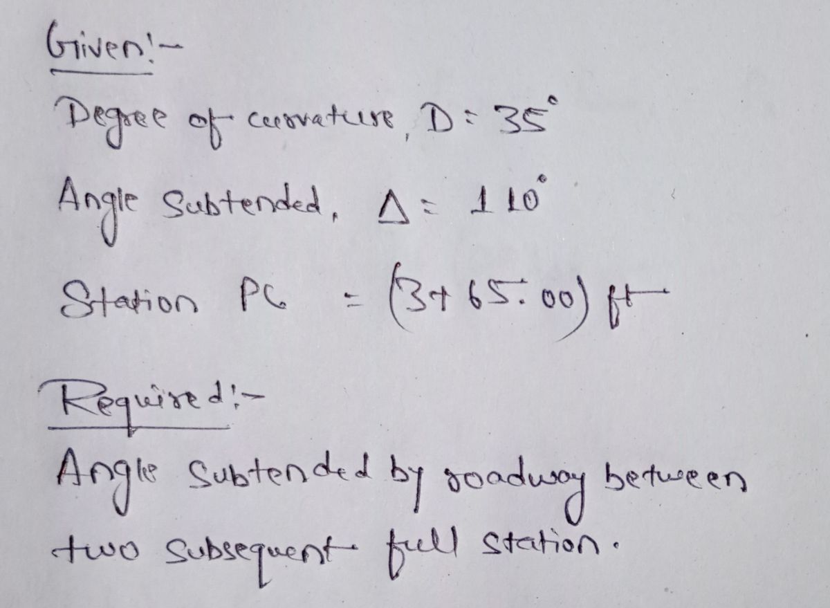 Civil Engineering homework question answer, step 1, image 1