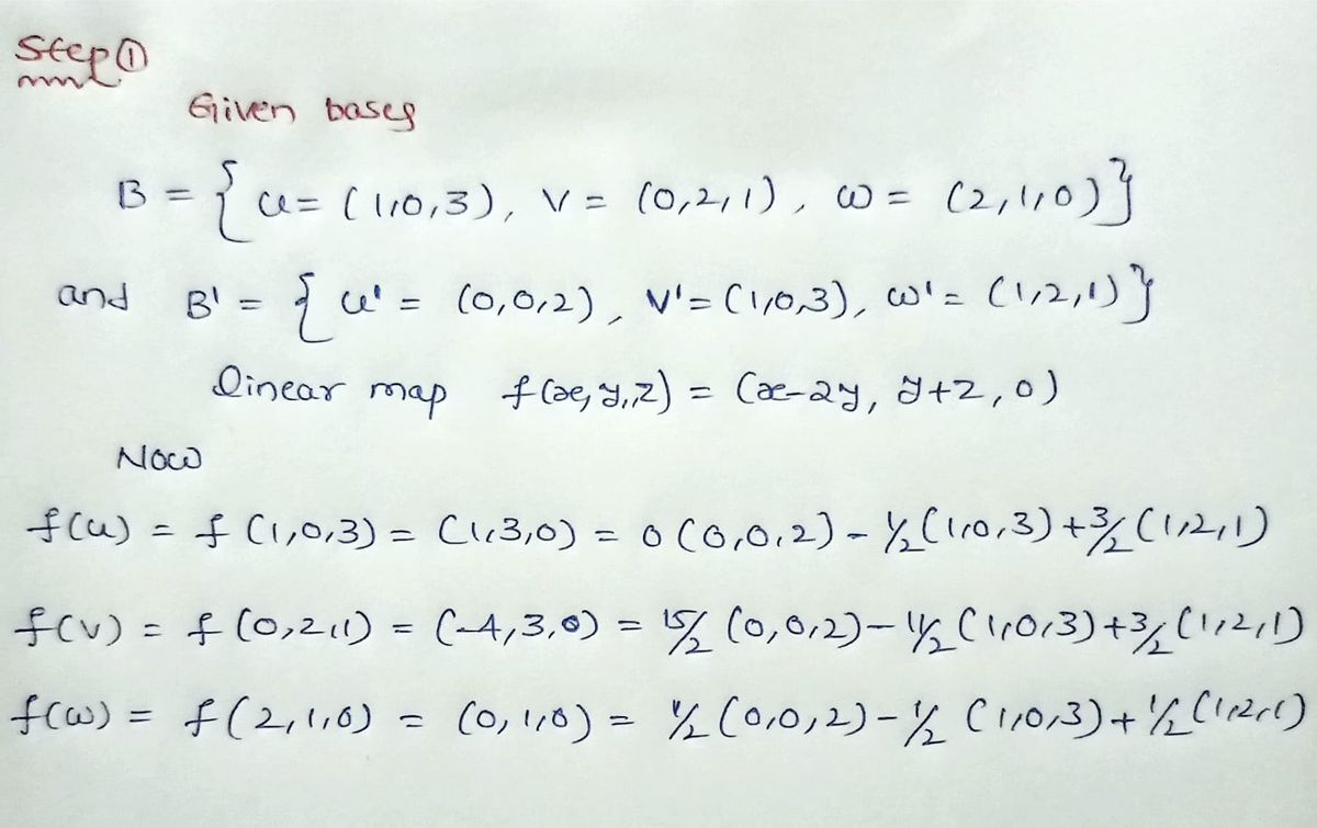 Advanced Math homework question answer, step 1, image 1