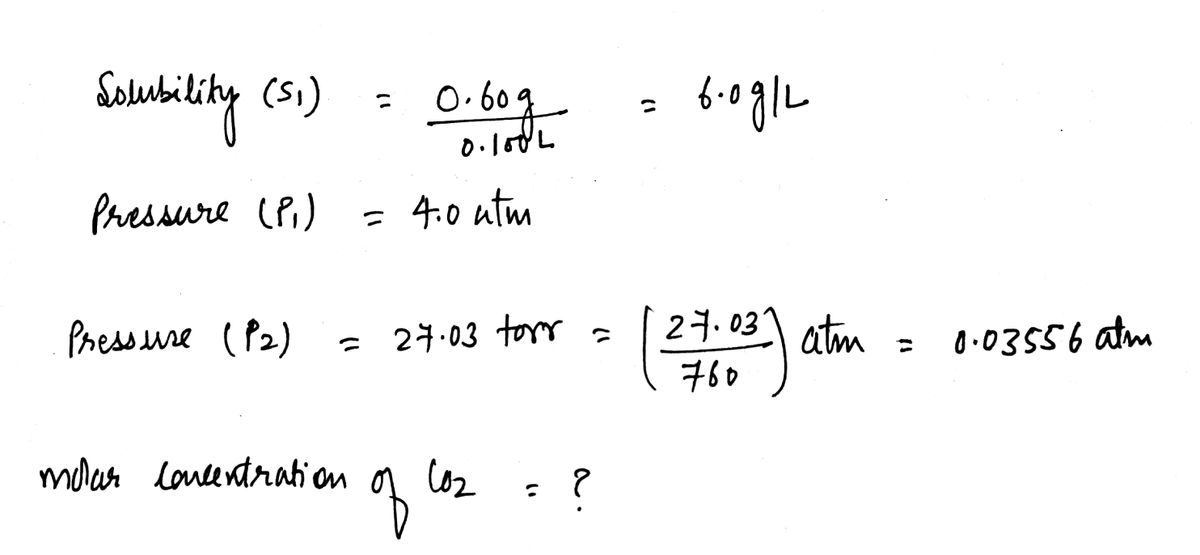 Chemistry homework question answer, step 1, image 1