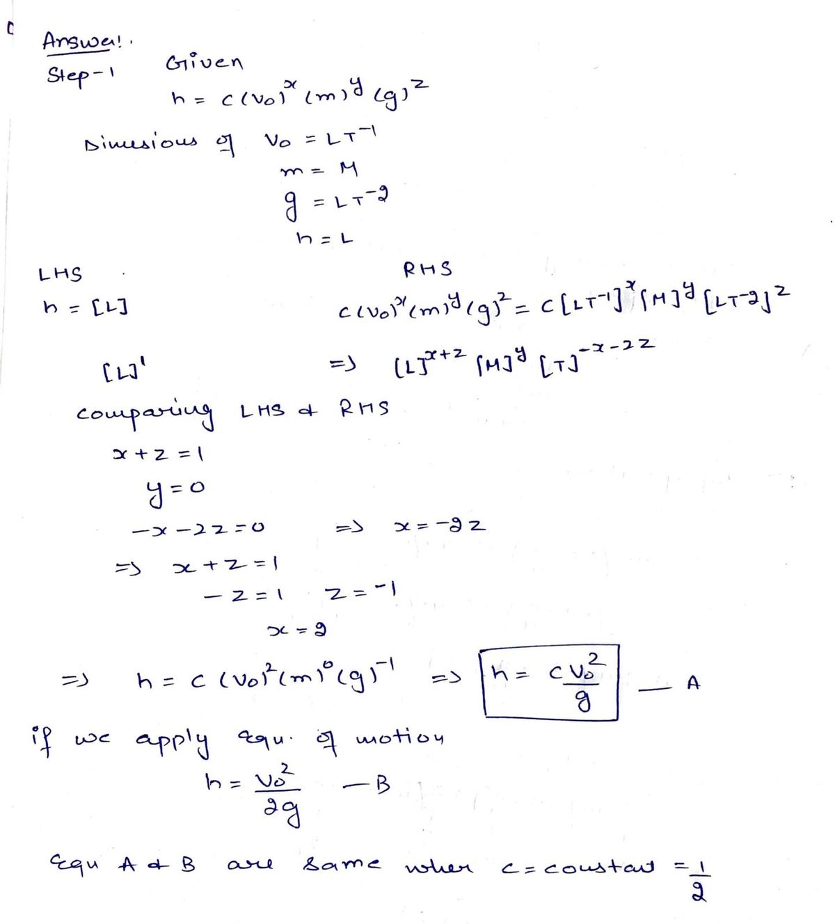 Advanced Physics homework question answer, step 1, image 1