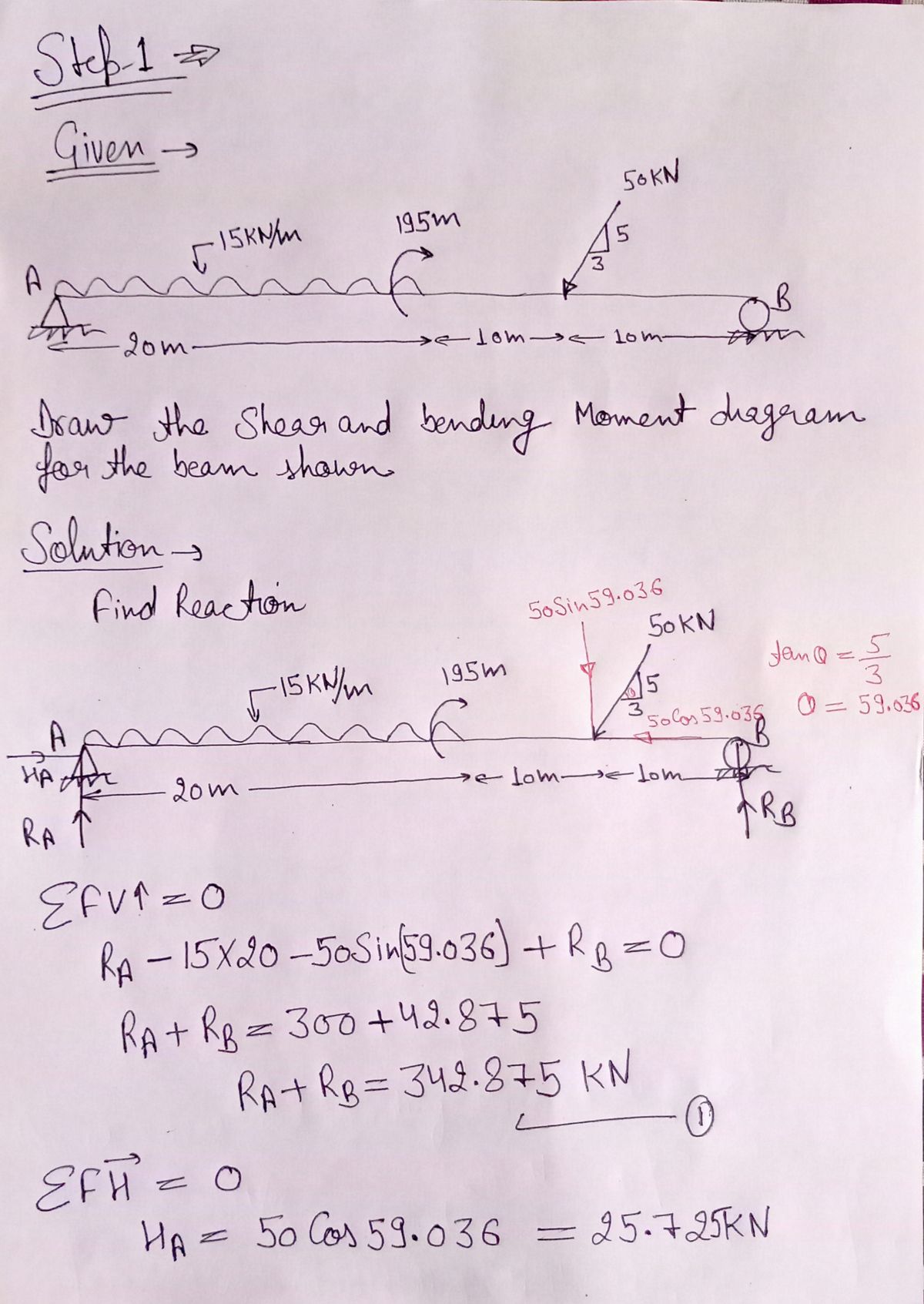 Civil Engineering homework question answer, step 1, image 1