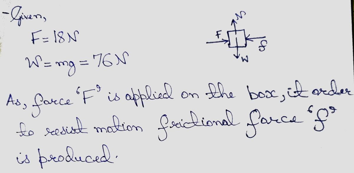 Physics homework question answer, step 1, image 1