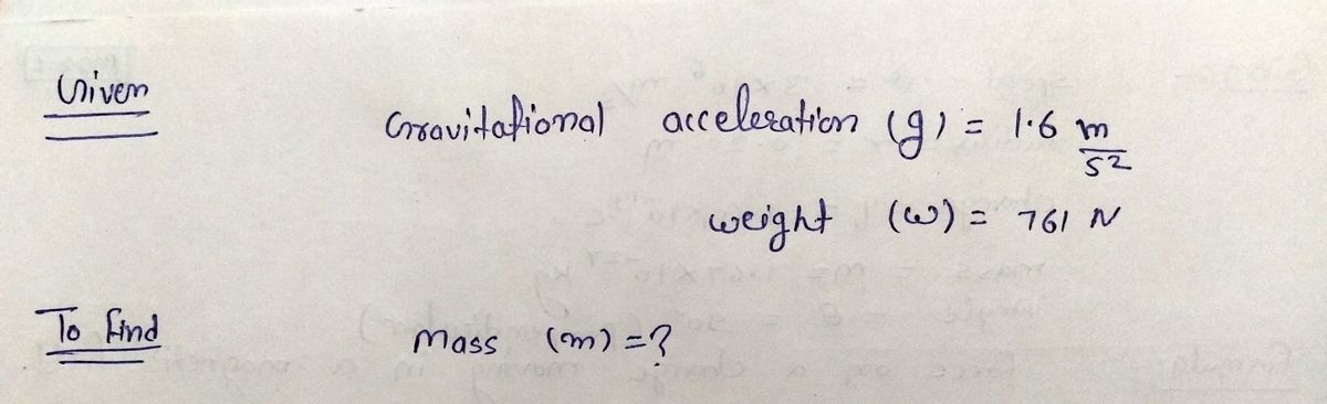 Physics homework question answer, step 1, image 1