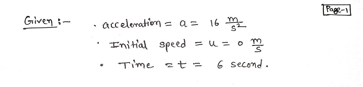 Physics homework question answer, step 1, image 1