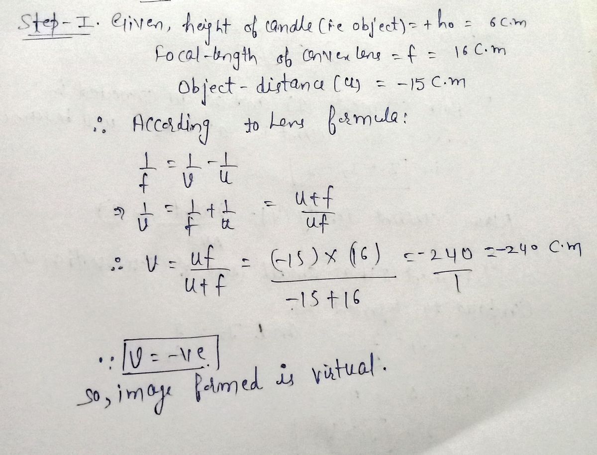 Physics homework question answer, step 1, image 1