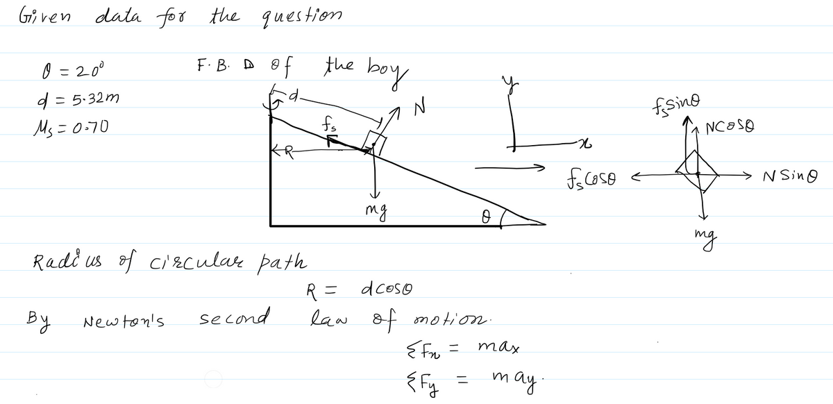 Physics homework question answer, step 1, image 1