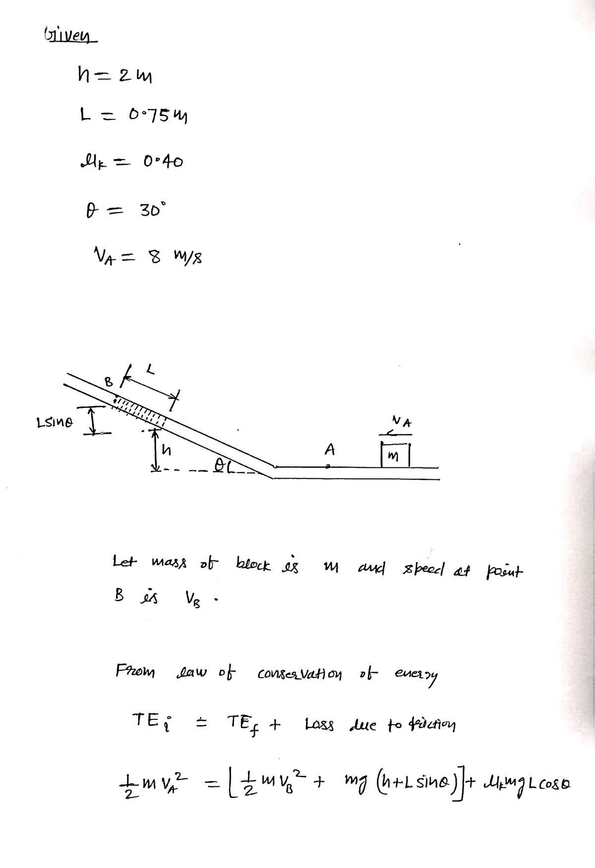 Physics homework question answer, step 1, image 1