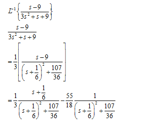 Answered: S-9 2 3s +s+9 | bartleby