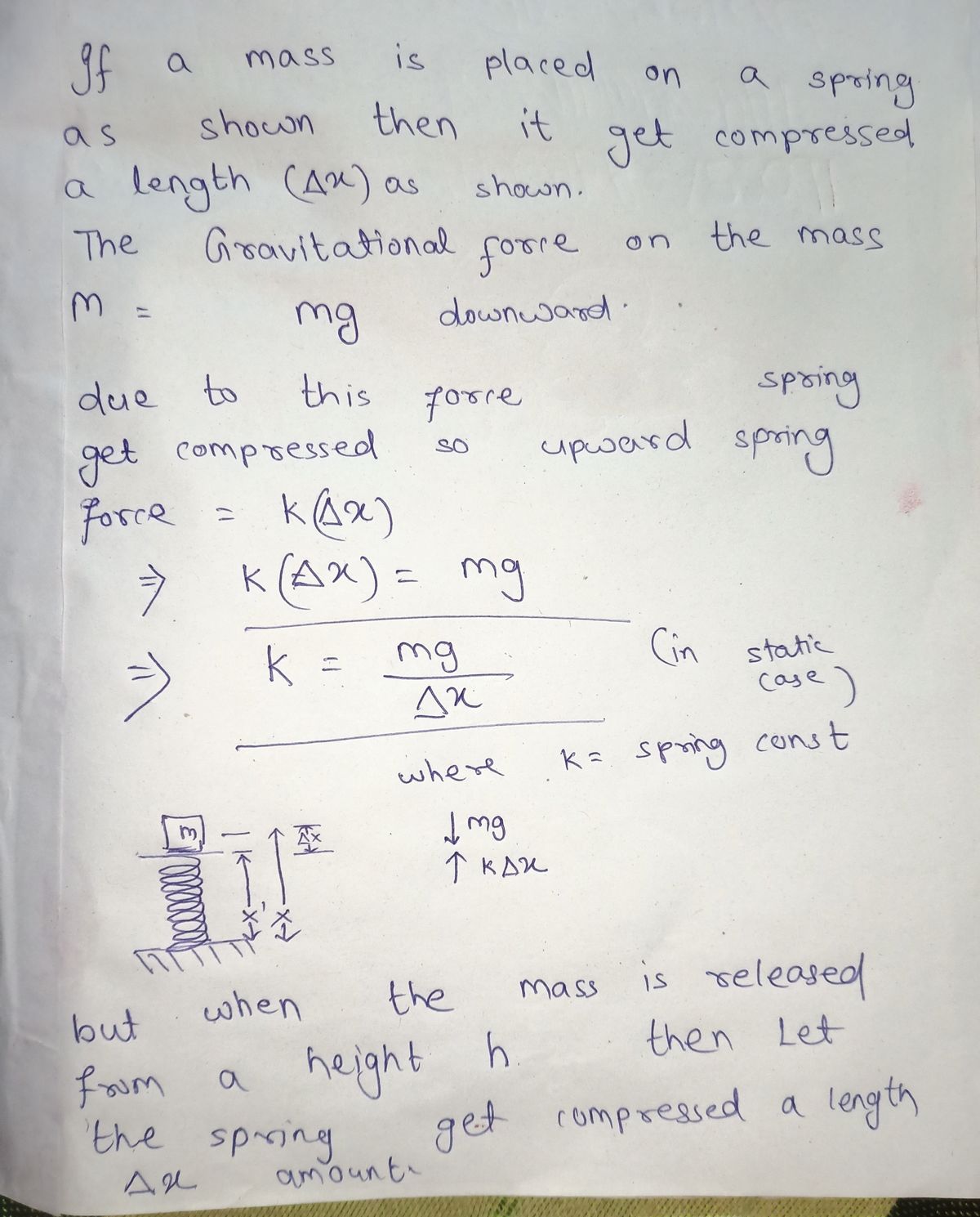 Physics homework question answer, step 1, image 1