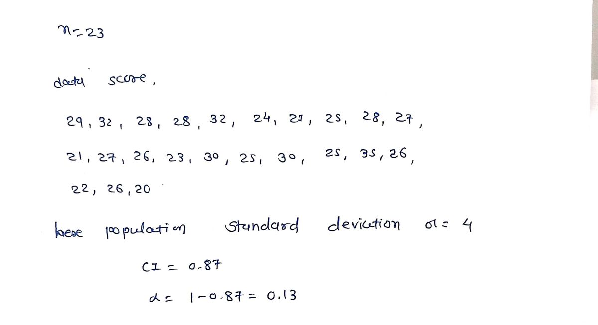 Statistics homework question answer, step 1, image 1