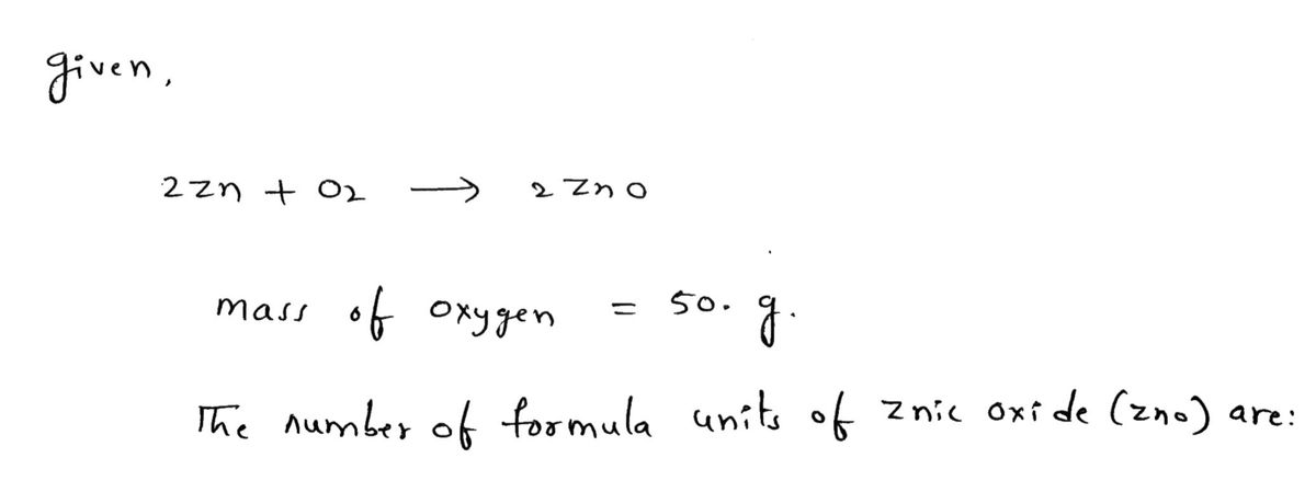 Chemistry homework question answer, step 1, image 1