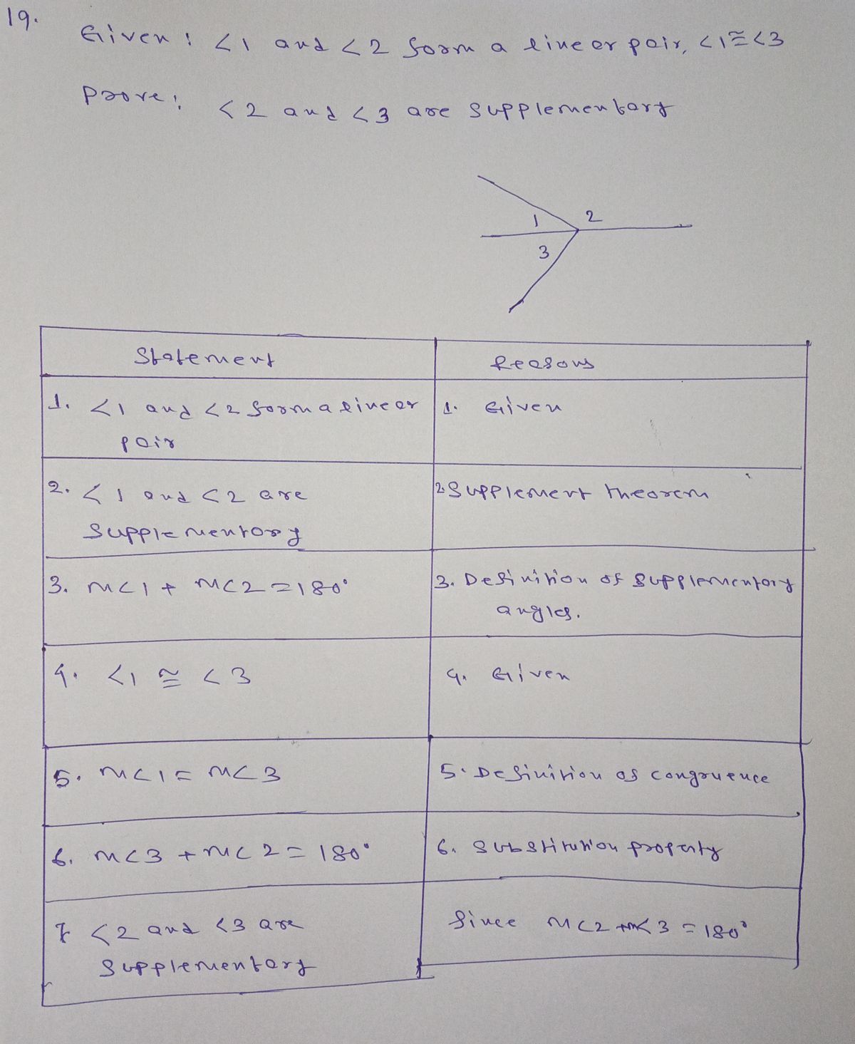 Geometry homework question answer, step 1, image 1