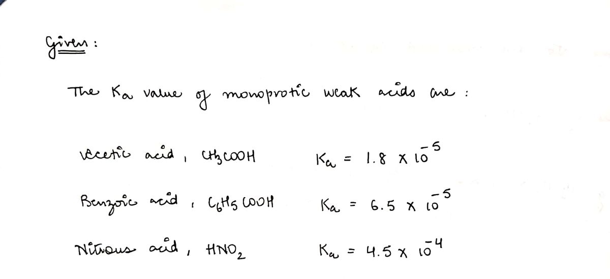 Chemistry homework question answer, step 1, image 1