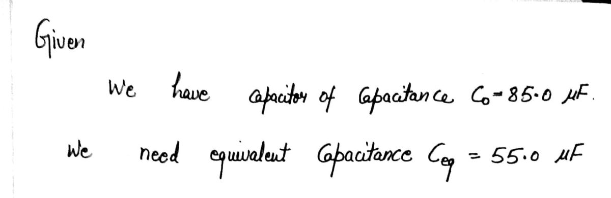 Physics homework question answer, step 1, image 1