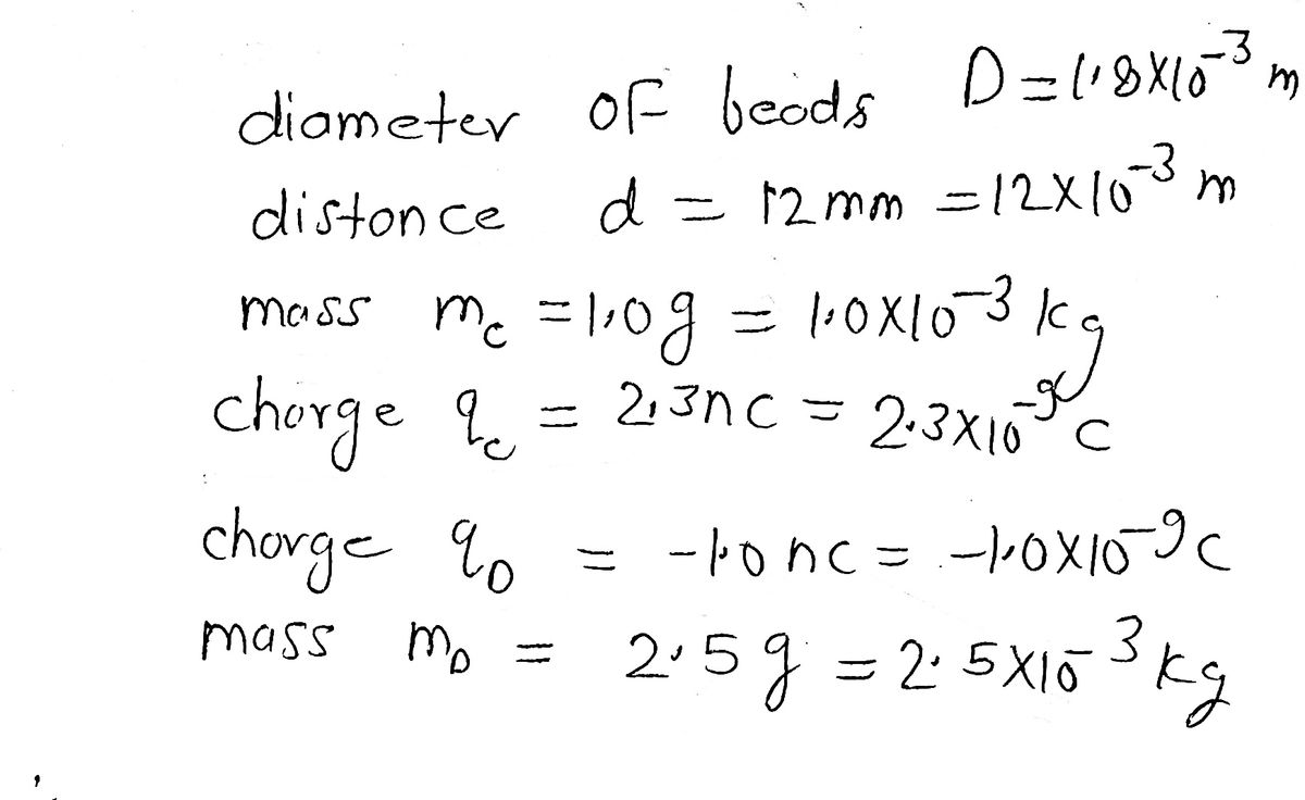 Physics homework question answer, step 1, image 1