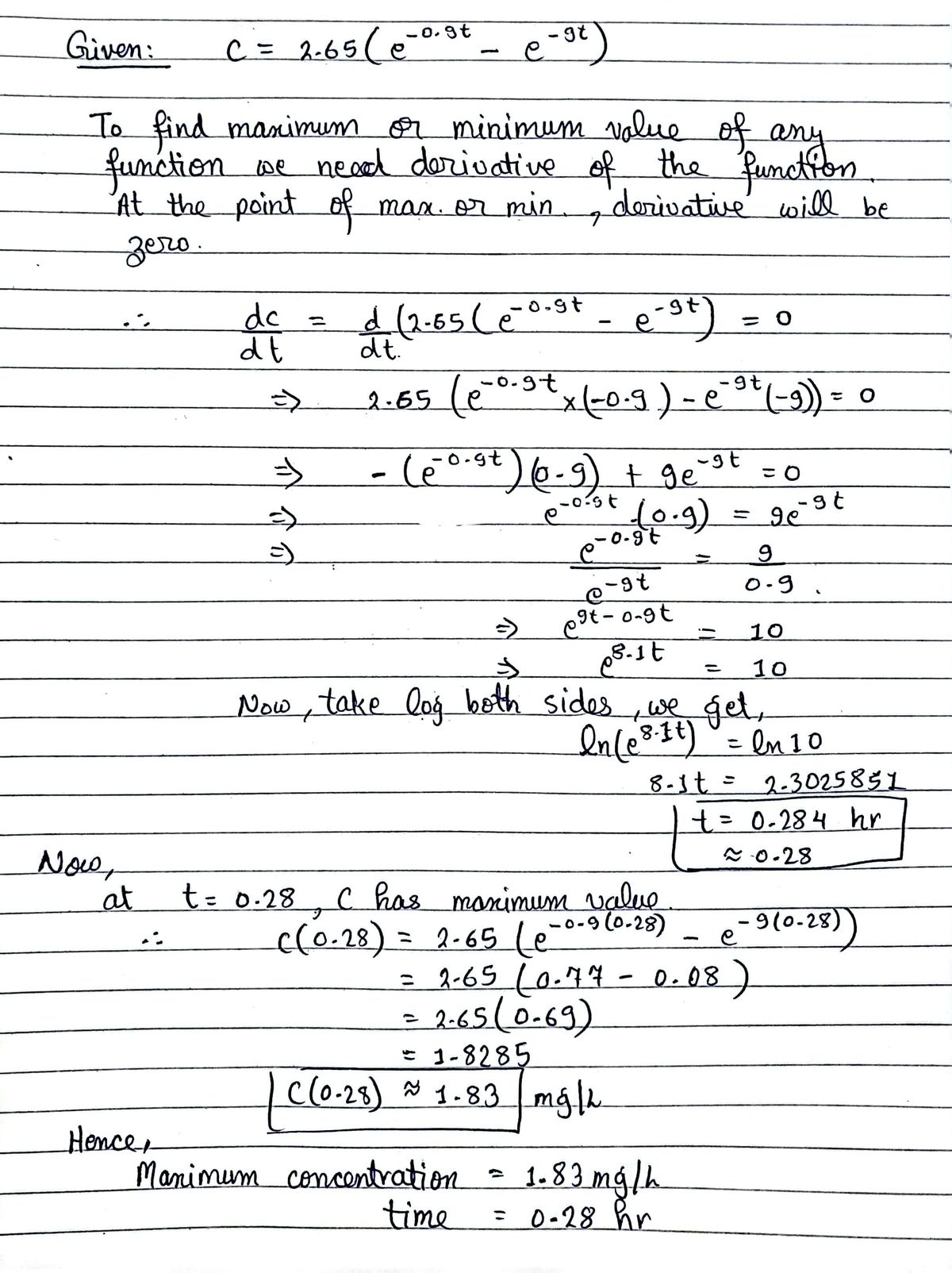 Advanced Math homework question answer, step 1, image 1