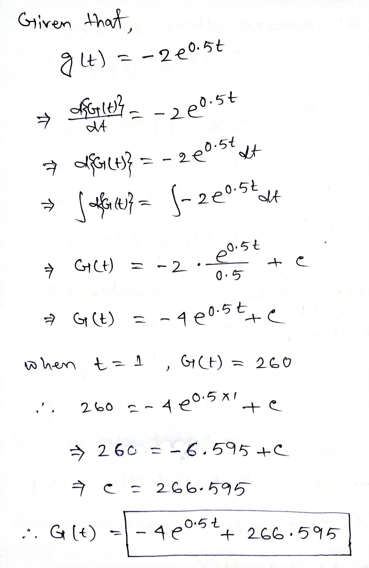 Calculus homework question answer, step 1, image 1