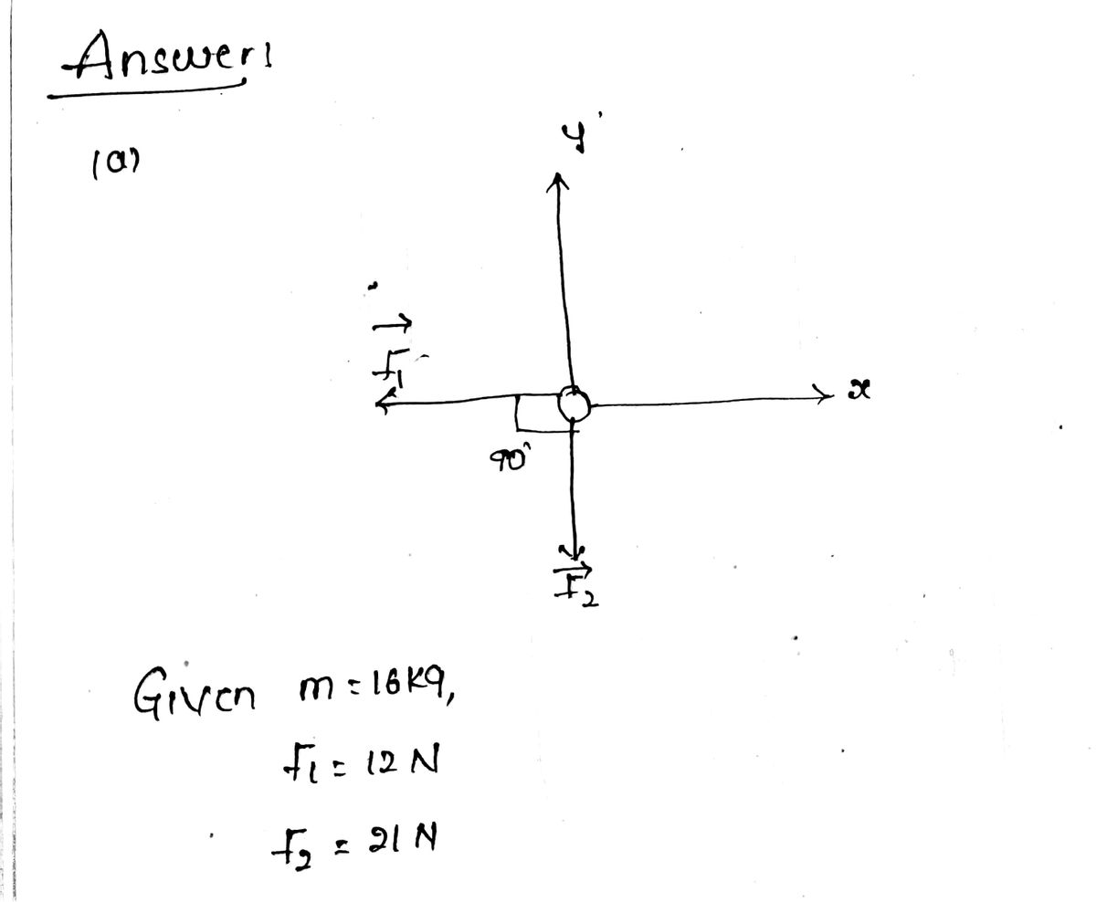 Physics homework question answer, step 1, image 1