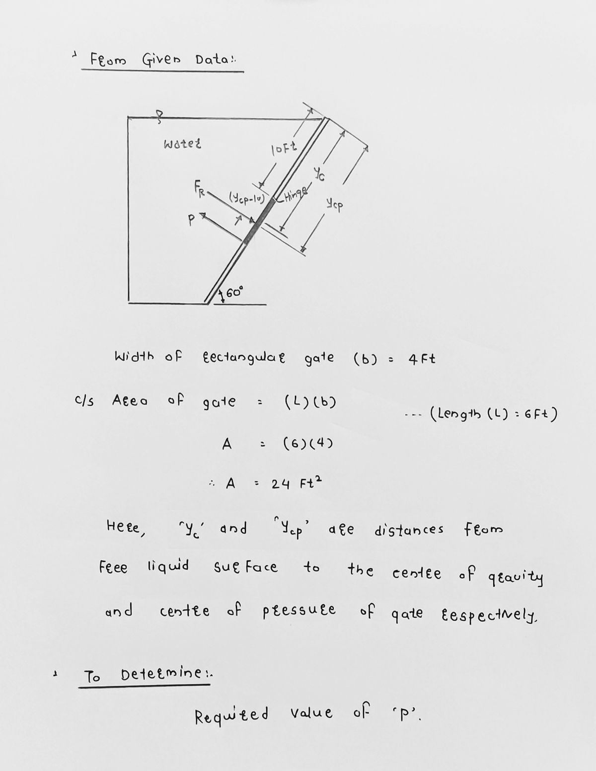 Civil Engineering homework question answer, step 1, image 1