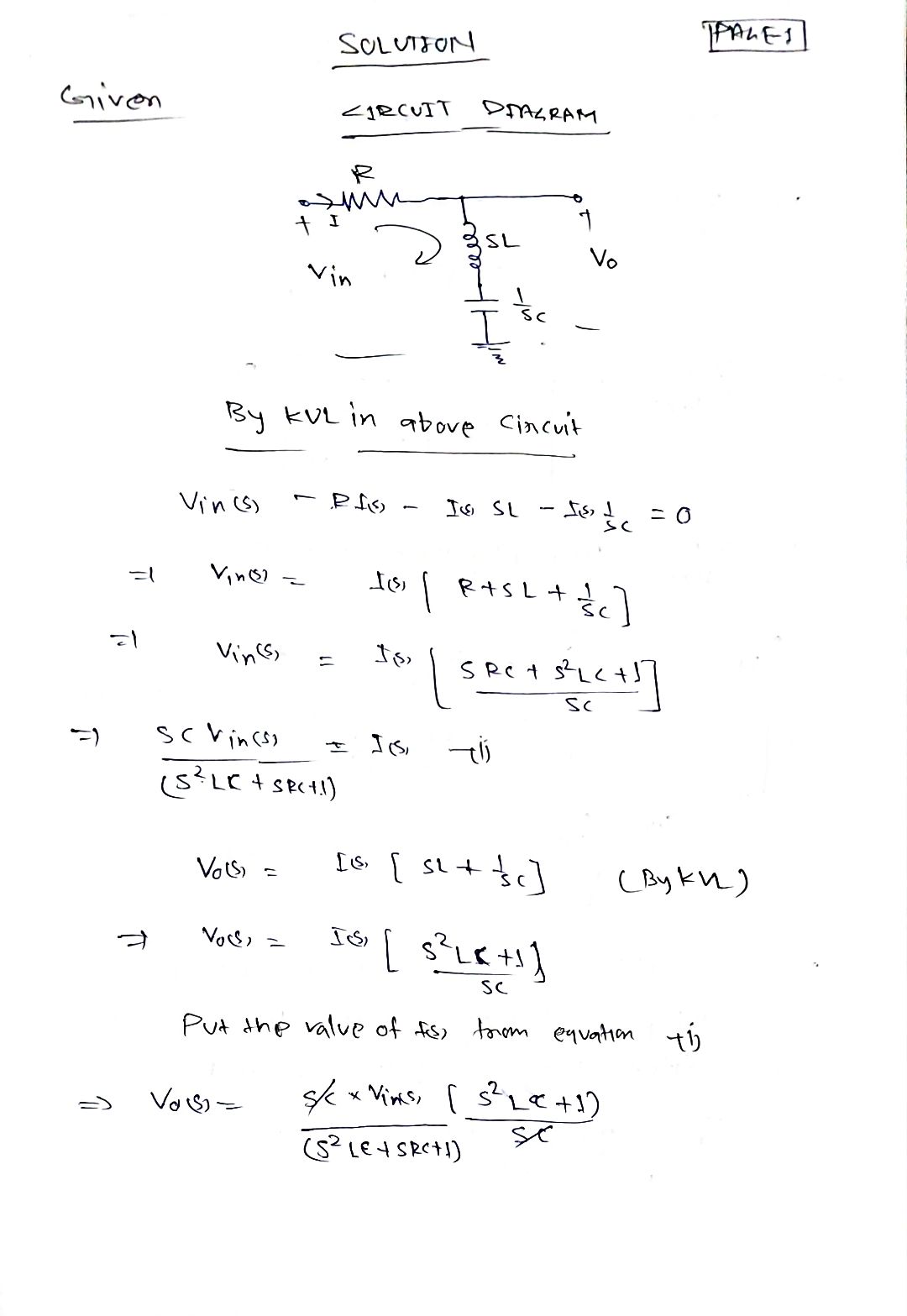 Electrical Engineering homework question answer, step 1, image 1