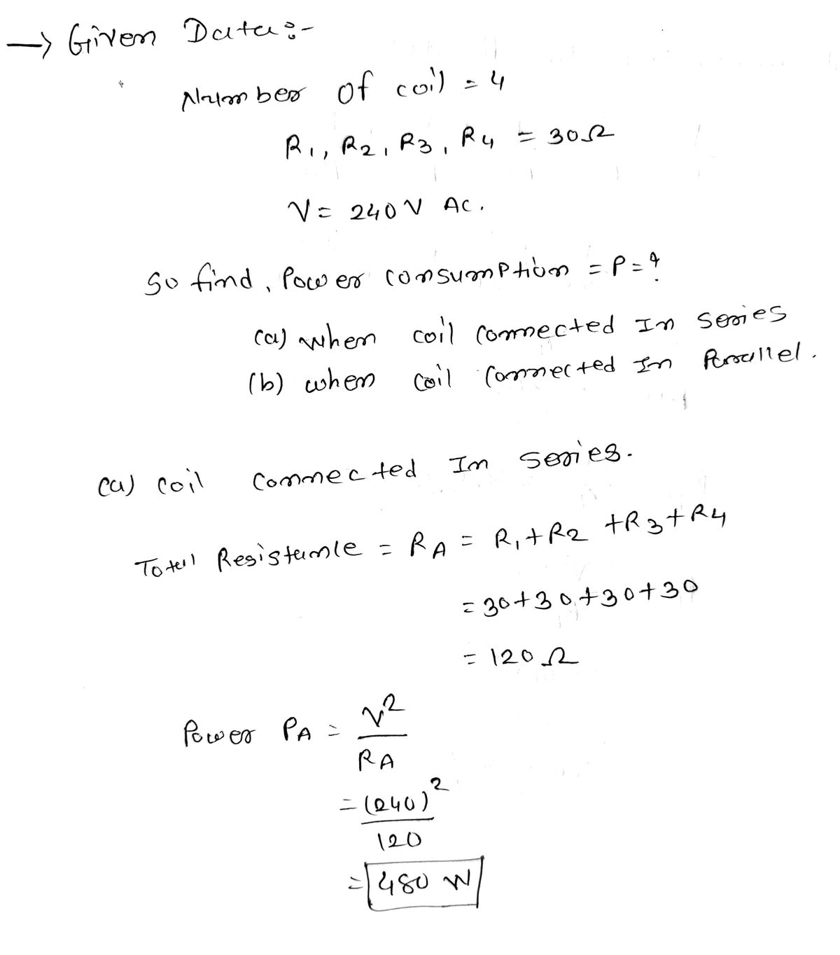 Electrical Engineering homework question answer, step 1, image 1