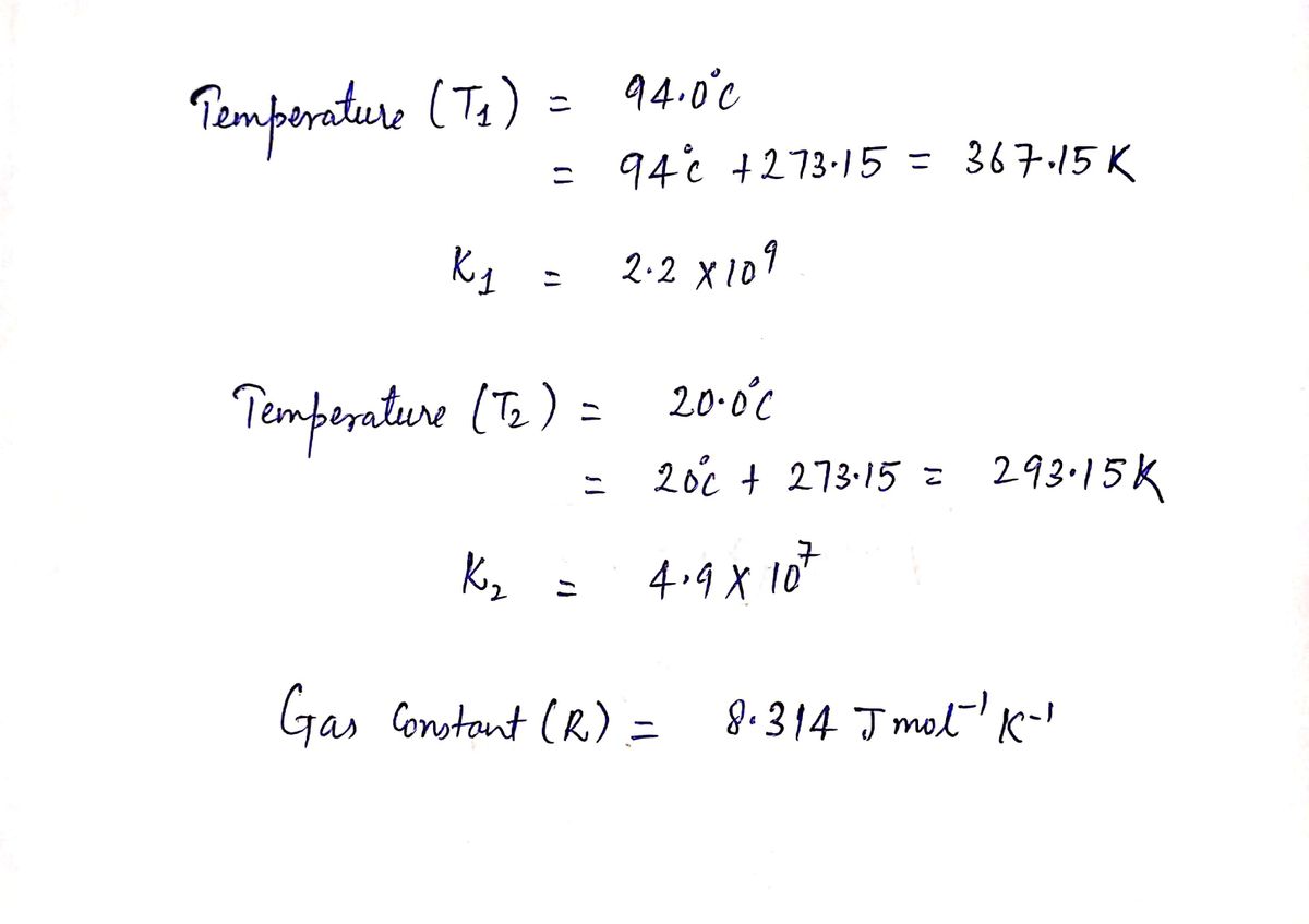 Chemistry homework question answer, step 1, image 1