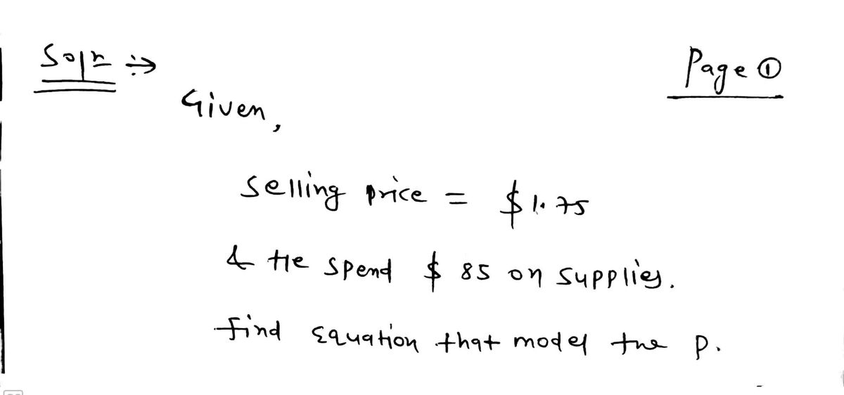 Algebra homework question answer, step 1, image 1