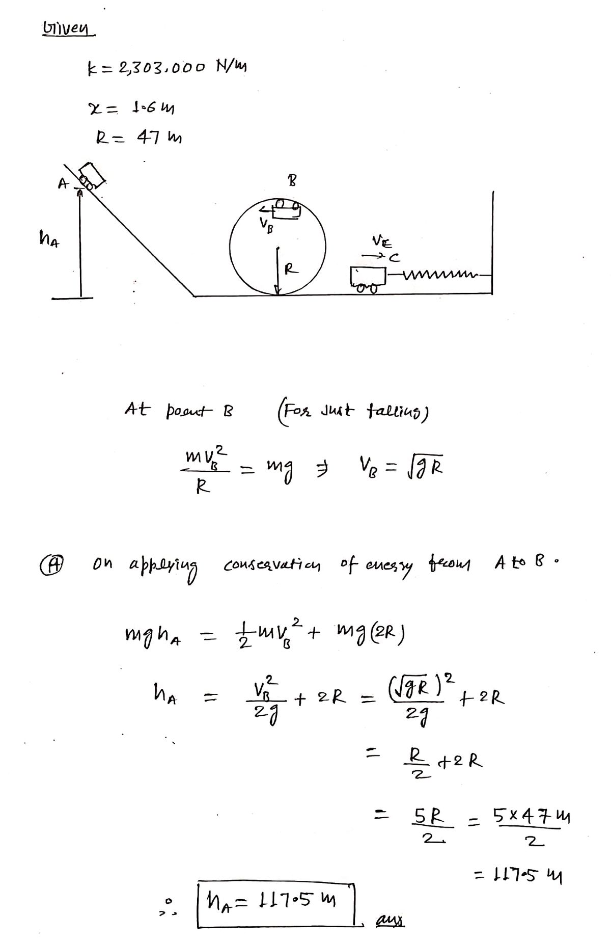 Physics homework question answer, step 1, image 1