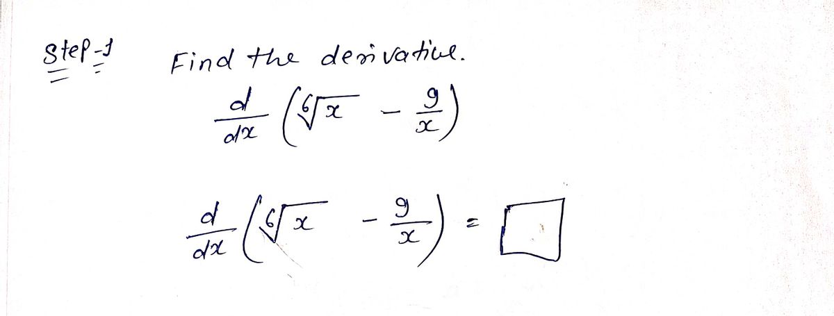 Calculus homework question answer, step 1, image 1