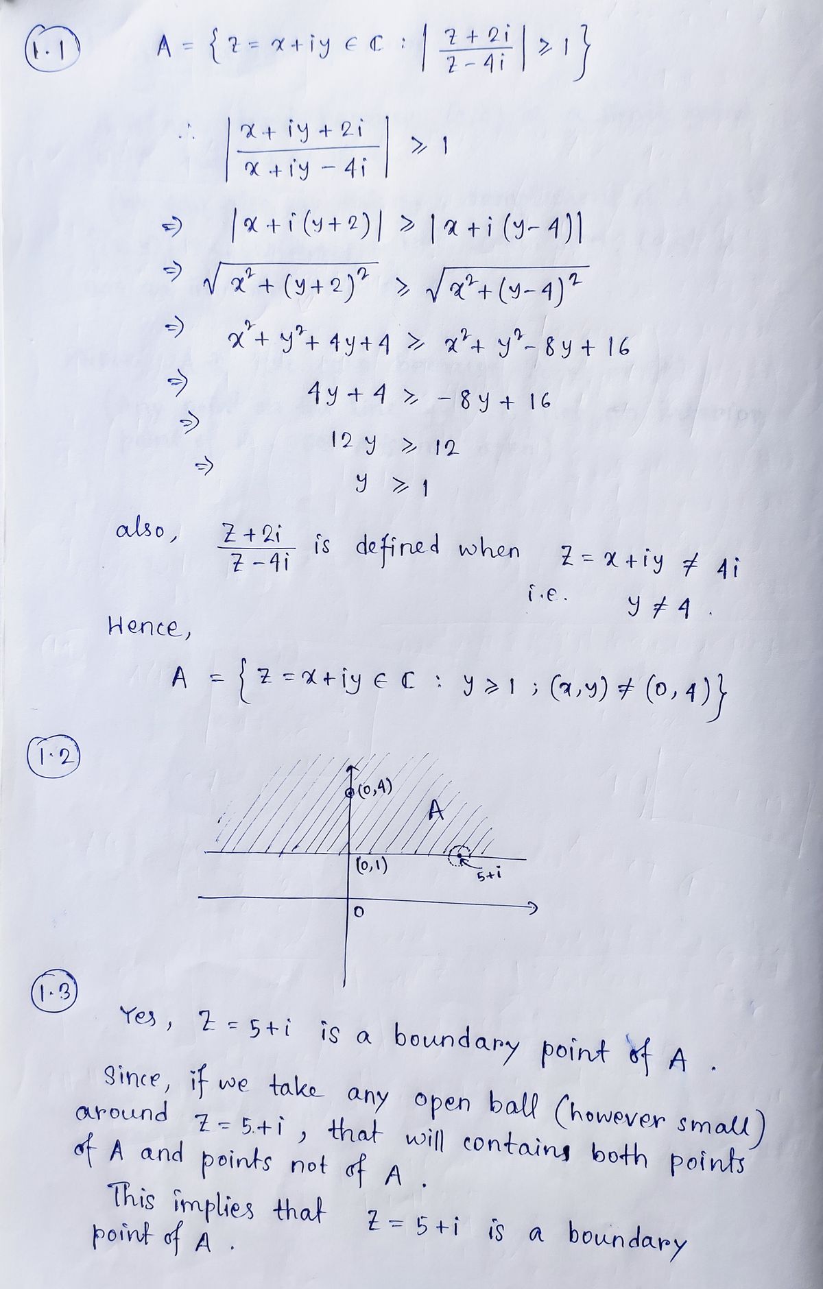 Advanced Math homework question answer, step 1, image 1