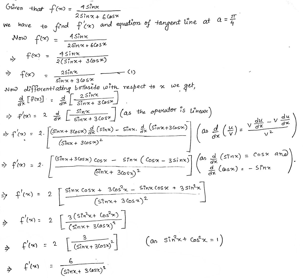 Calculus homework question answer, step 1, image 1